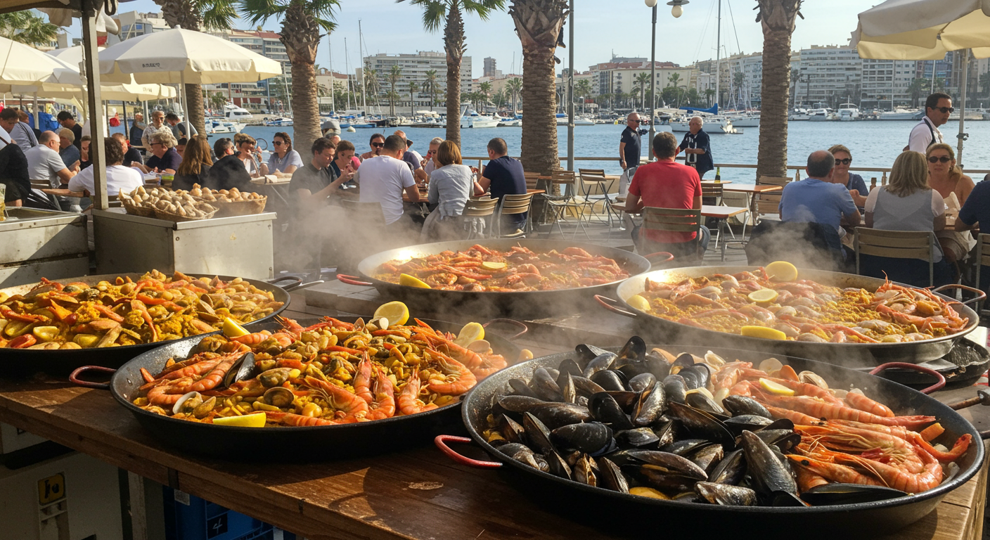 Barcelona Street Food - Seafood Paellas