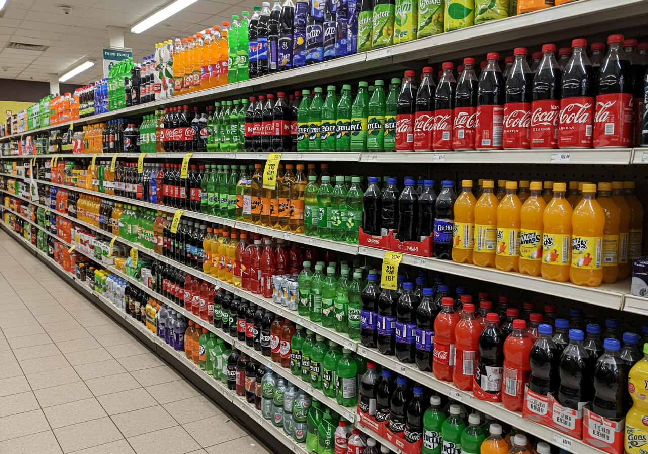 Miami, Winn-Dixie, Stocked soda aisle