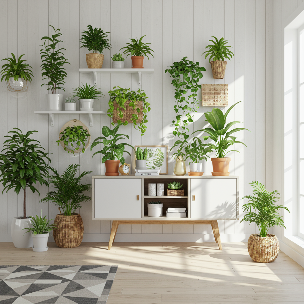 plants on hutch