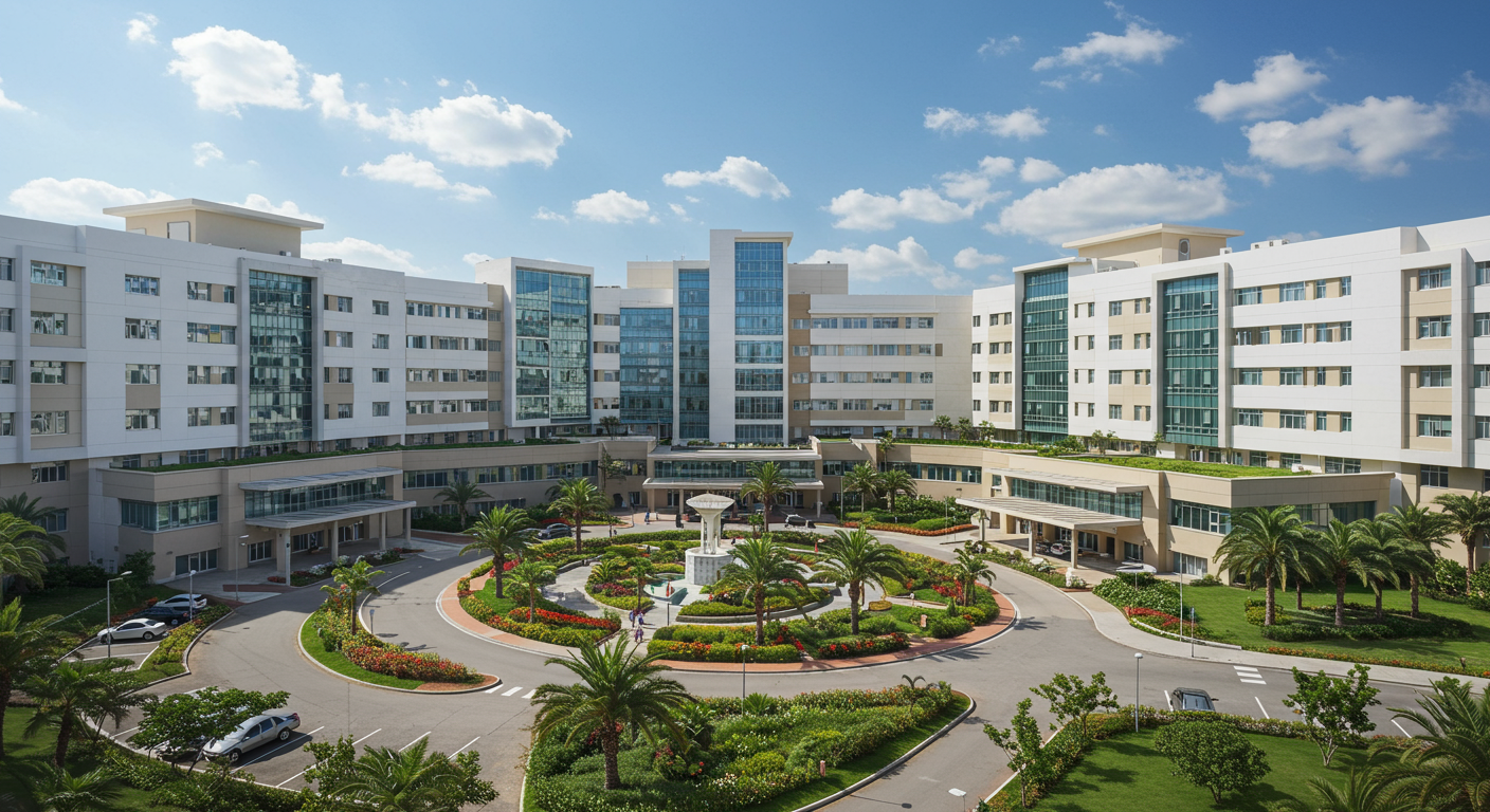 View of Duarte CA office buildings