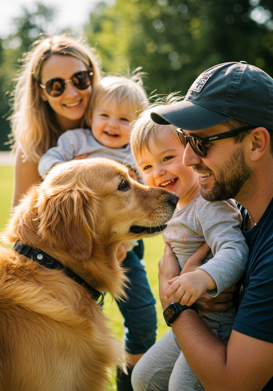 One-year-old Sera Hsieh, with parents Jimmy and Kathryn, reacts after...