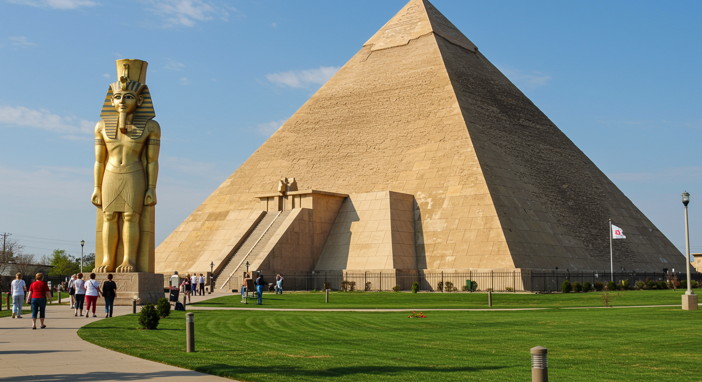See the Great Pyramids without leaving Illinois