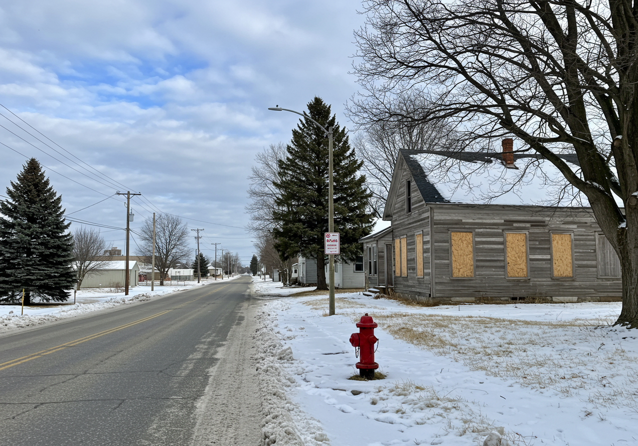 Meander through an English-style village next to the largest inland oil refinery