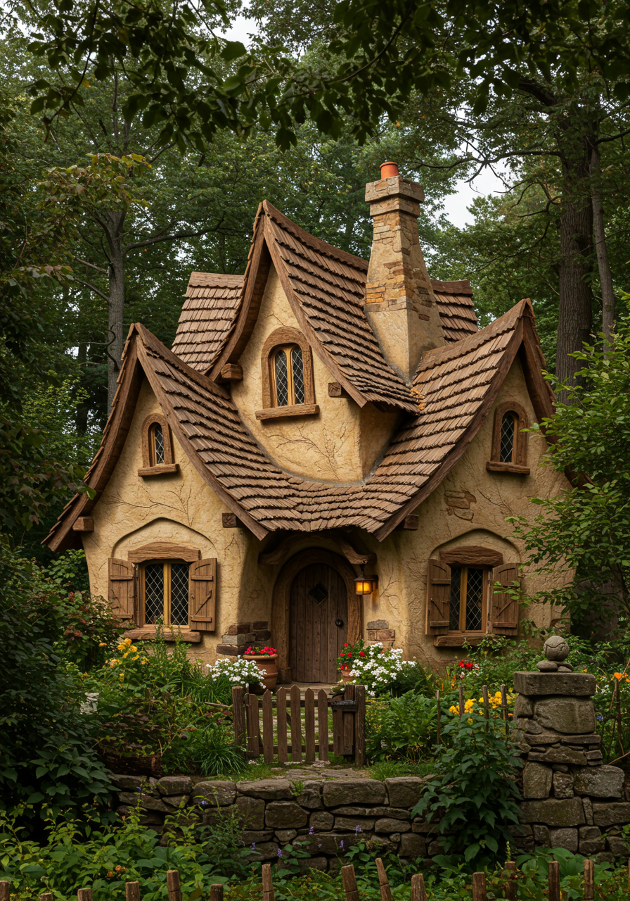 storybook style spendena house