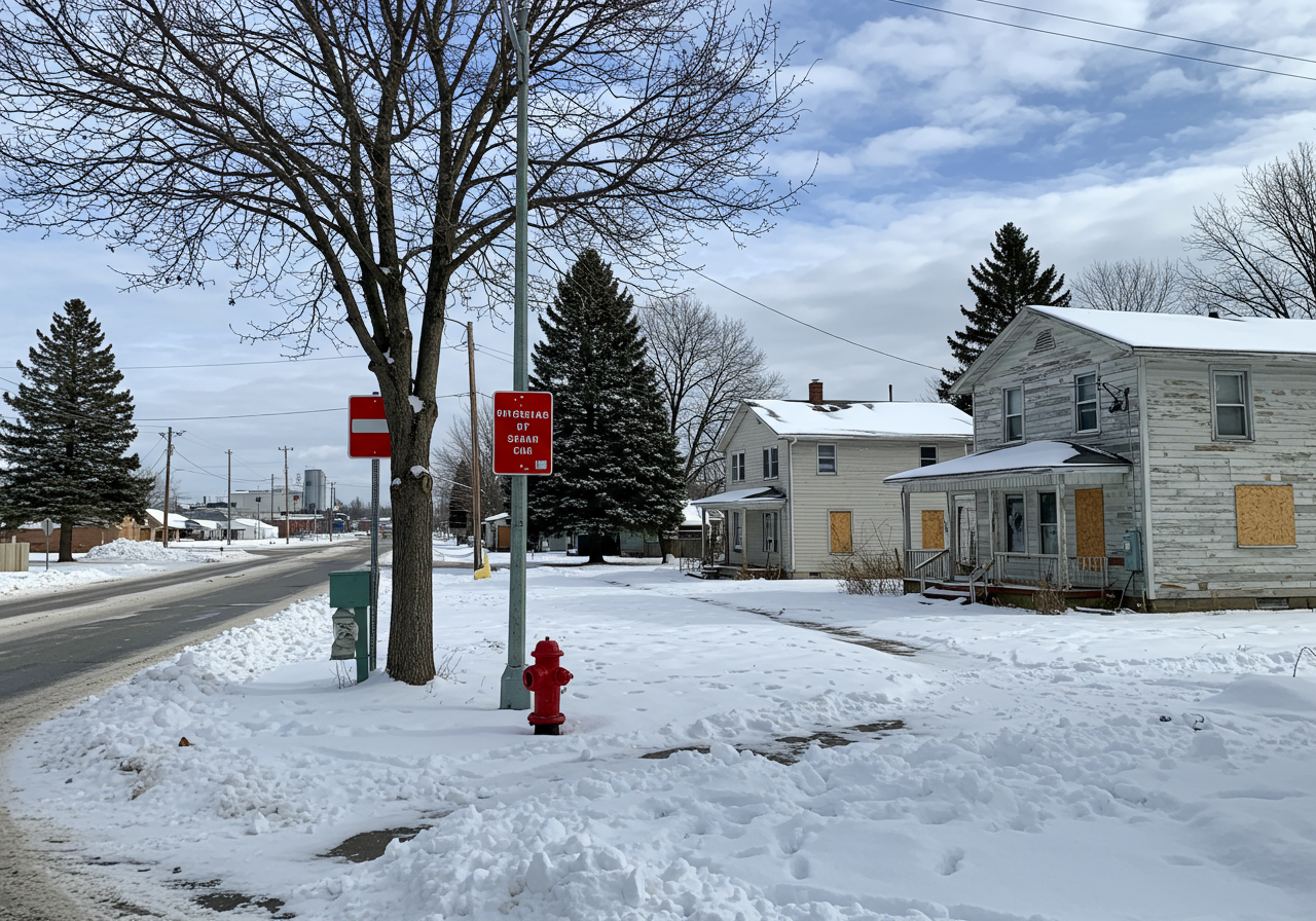 Meander through an English-style village next to the largest inland oil refinery