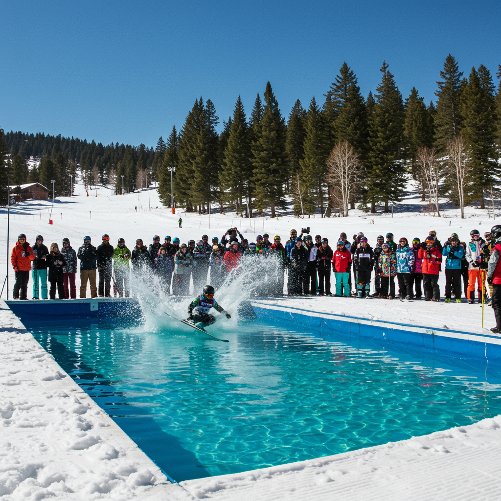 Pond Skimming at Purgatory Ski Resort