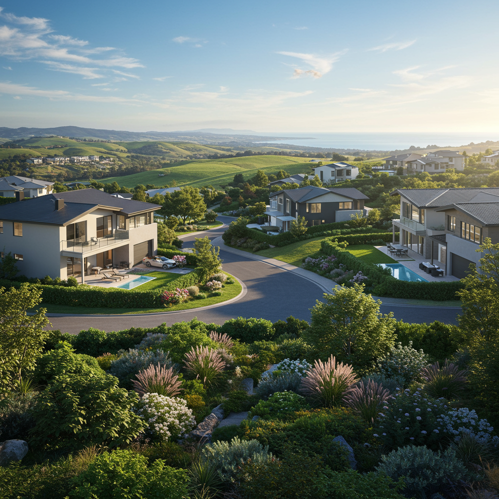 Hilltop homes with ocean views in Rancho San Clemente