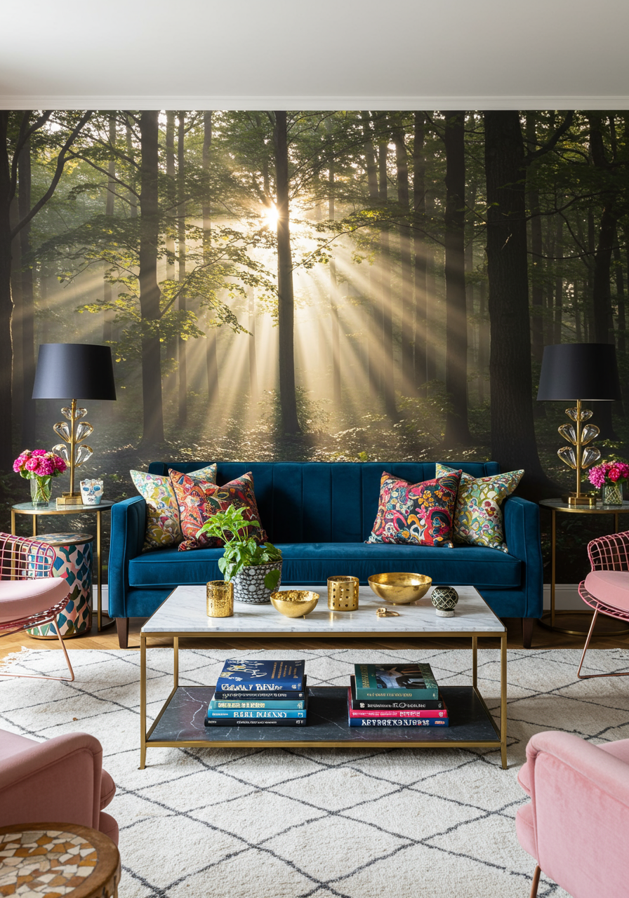 Home decor and art displays at Vertigo Home, Laguna Beach