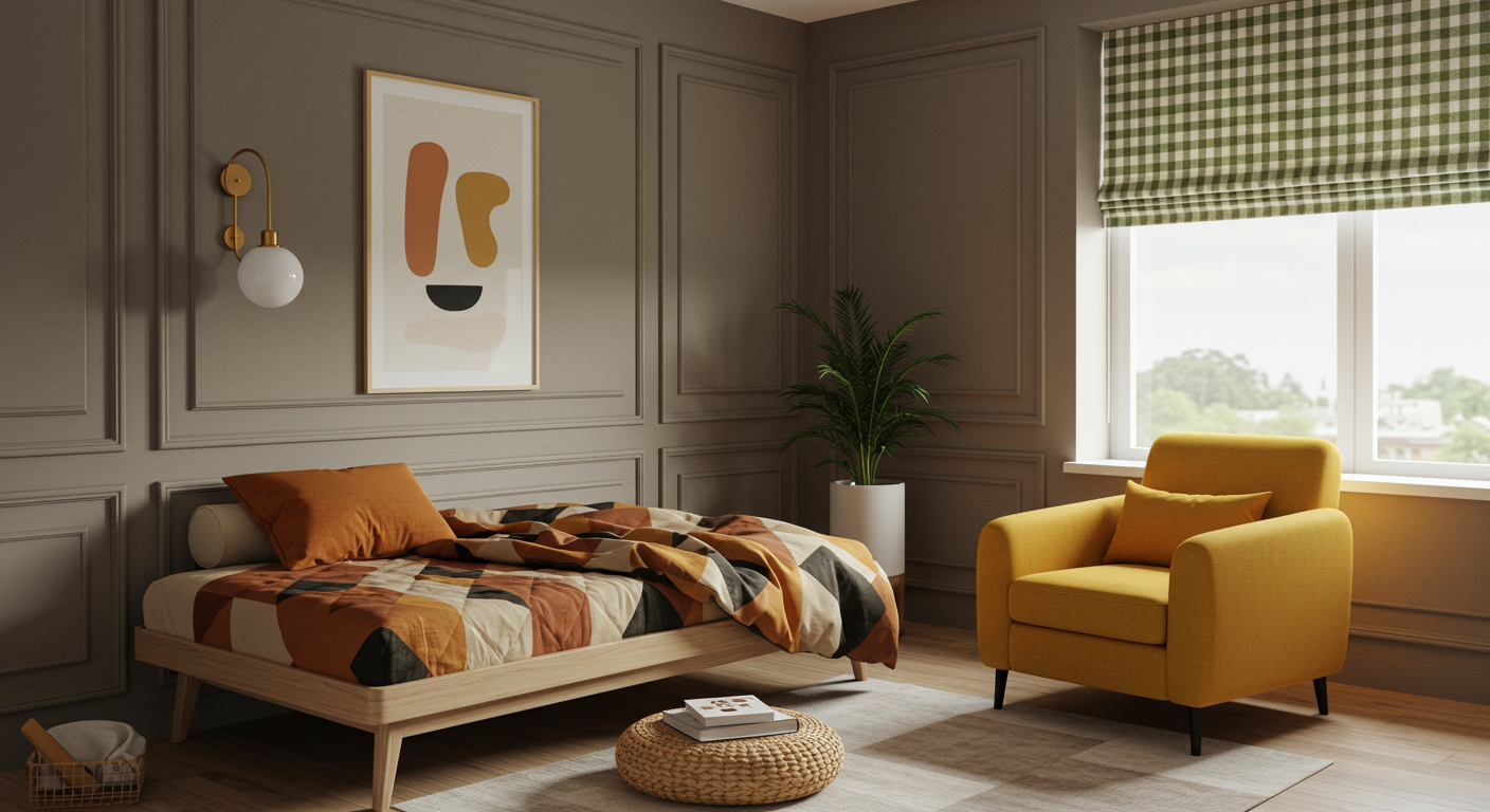 Image may contain Indoors Interior Design Corner Home Decor Architecture Building Furniture Living Room and Room