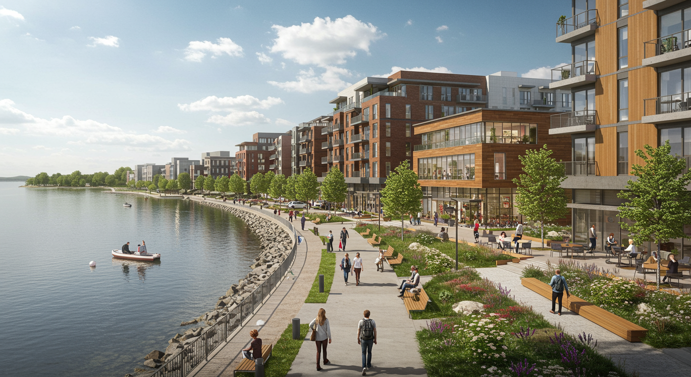 Waters Edge University City proposed plan