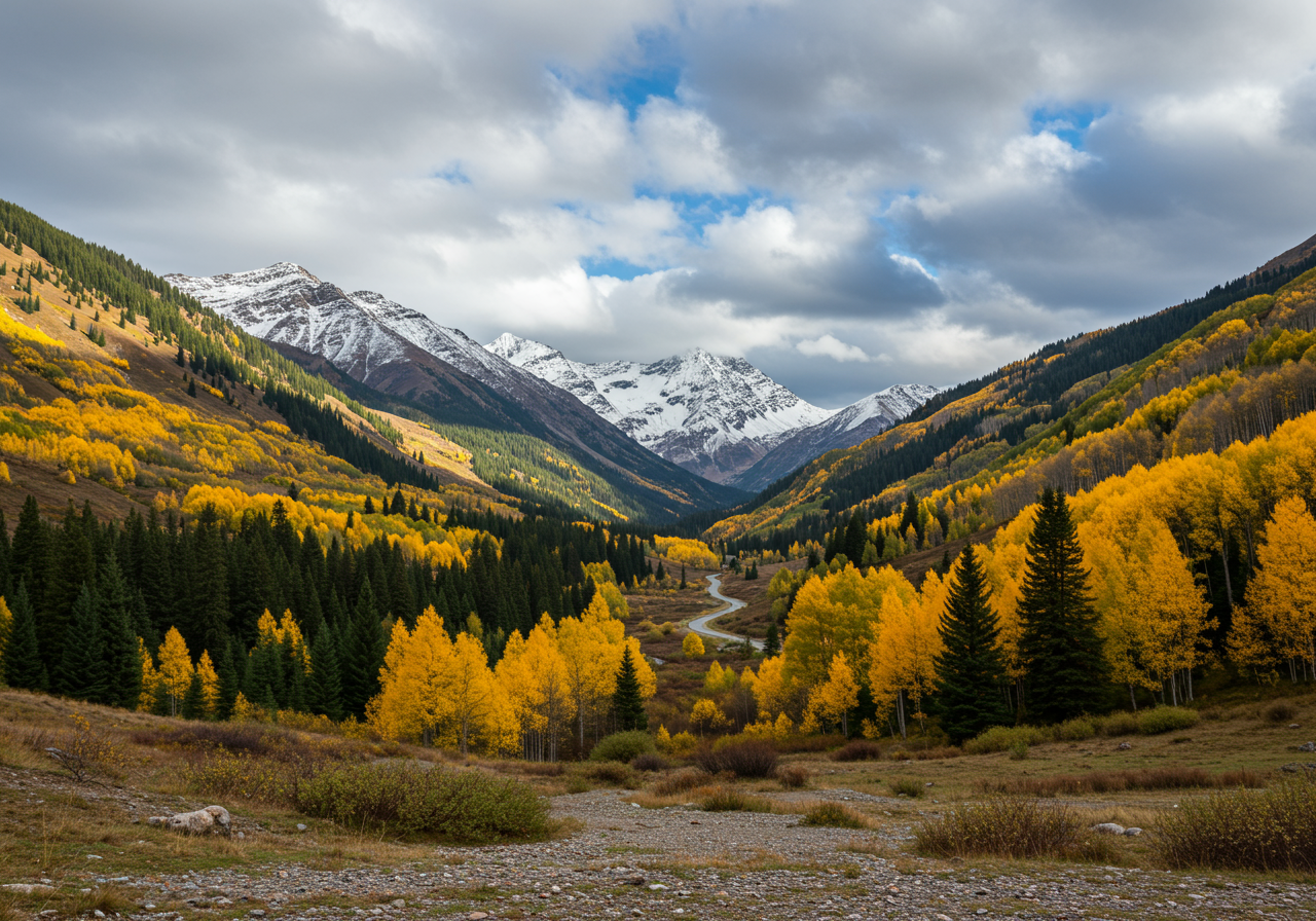 Highway 550 from Silverton to Ouray, CO