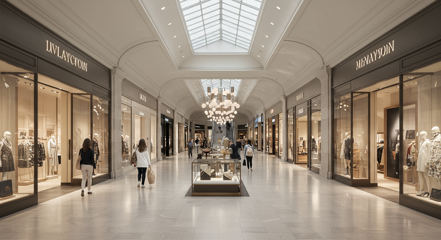 Interior of Tysons Galleria, McLean VA