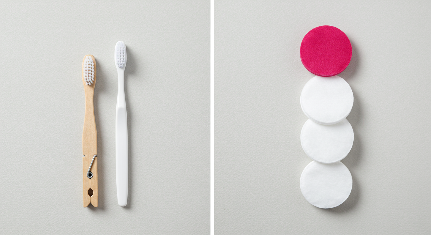 Creating body and hat of snowman on clothespin