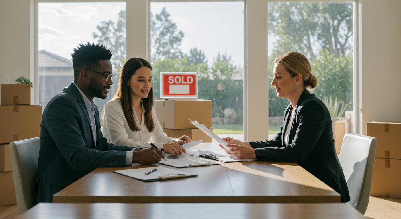 One of eight steps to buying a house in California.