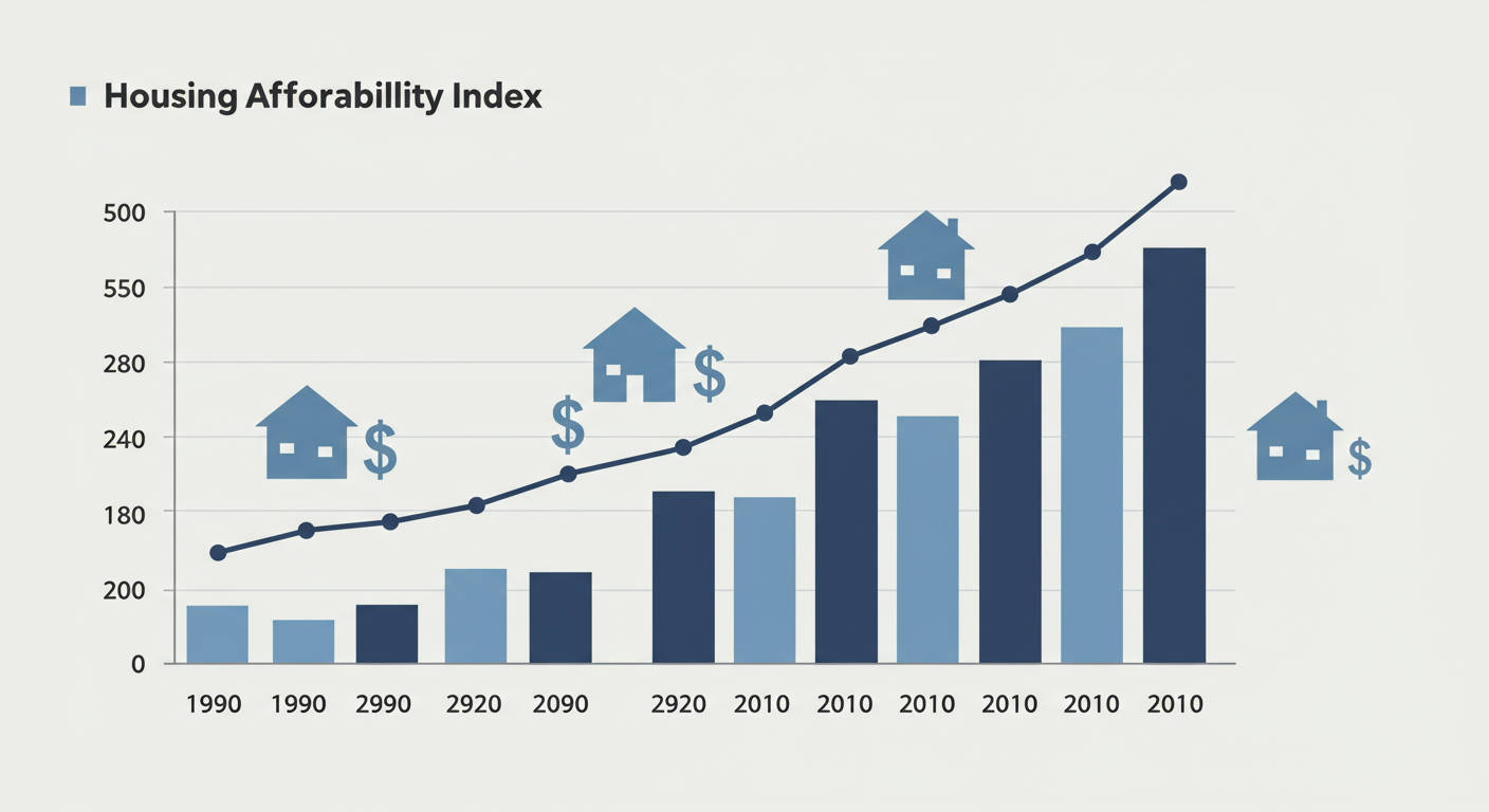 The Housing Affordability Index. It goes all the way back to 1990. And if you follow along with us, you&rsquo;ve definitely seen this before, but really had to break this down and look at it. Is that the higher the bar, the more affordable homes are. If you look at where we are over on the right today at 135.4, that&rsquo;s the index that NAR is measuring here. Homes are not as affordable as they were over the past 10 or 12 years, and certainly not as affordable as they were in those orange bars, which was the housing crisis. That&rsquo;s when distressed properties dominated the market. Homes are being sold at a massive discount. We&rsquo;re certainly not there but as we&rsquo;ve seen prices rise, mortgage rates rise, homes are not as affordable as they were even over the past couple of years. It&rsquo;s important to remember that affordability is really a measure of three key things. We mentioned prices and mortgage rates, but it&rsquo;s also wages. Right now, all three of those things are ticking up but historically, over the past couple of years, mortgage rates have kind of offset some of the rising prices. Well, we&rsquo;re not sitting in that seat anymore so people are feeling affordability challenges. https://www.nar.realtor/blogs/economists-outlook/ https://www.nar.realtor/blogs/economists-outlook/housing-affordability-declines-in-february