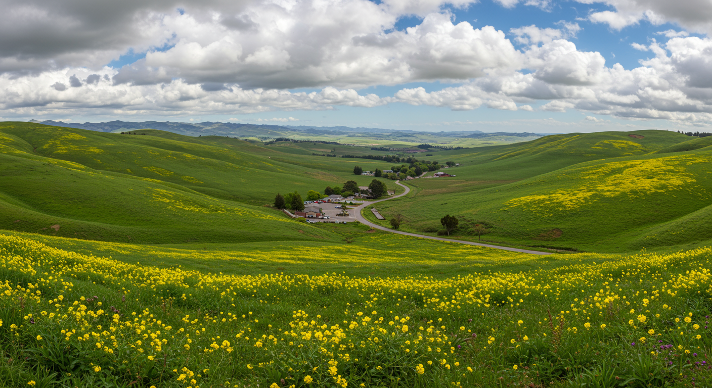 Aerial view of open space in Aliso Viejo California
