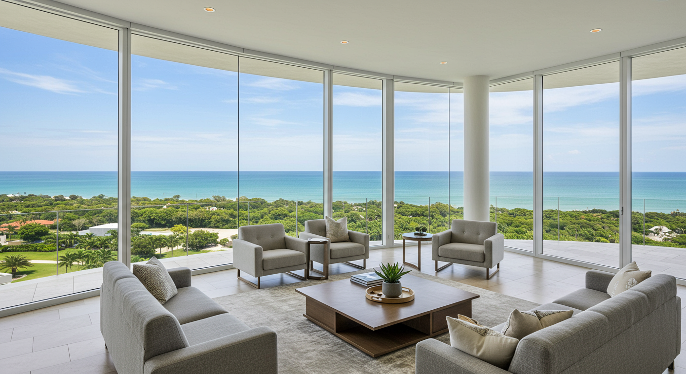 Waterfront penthouse