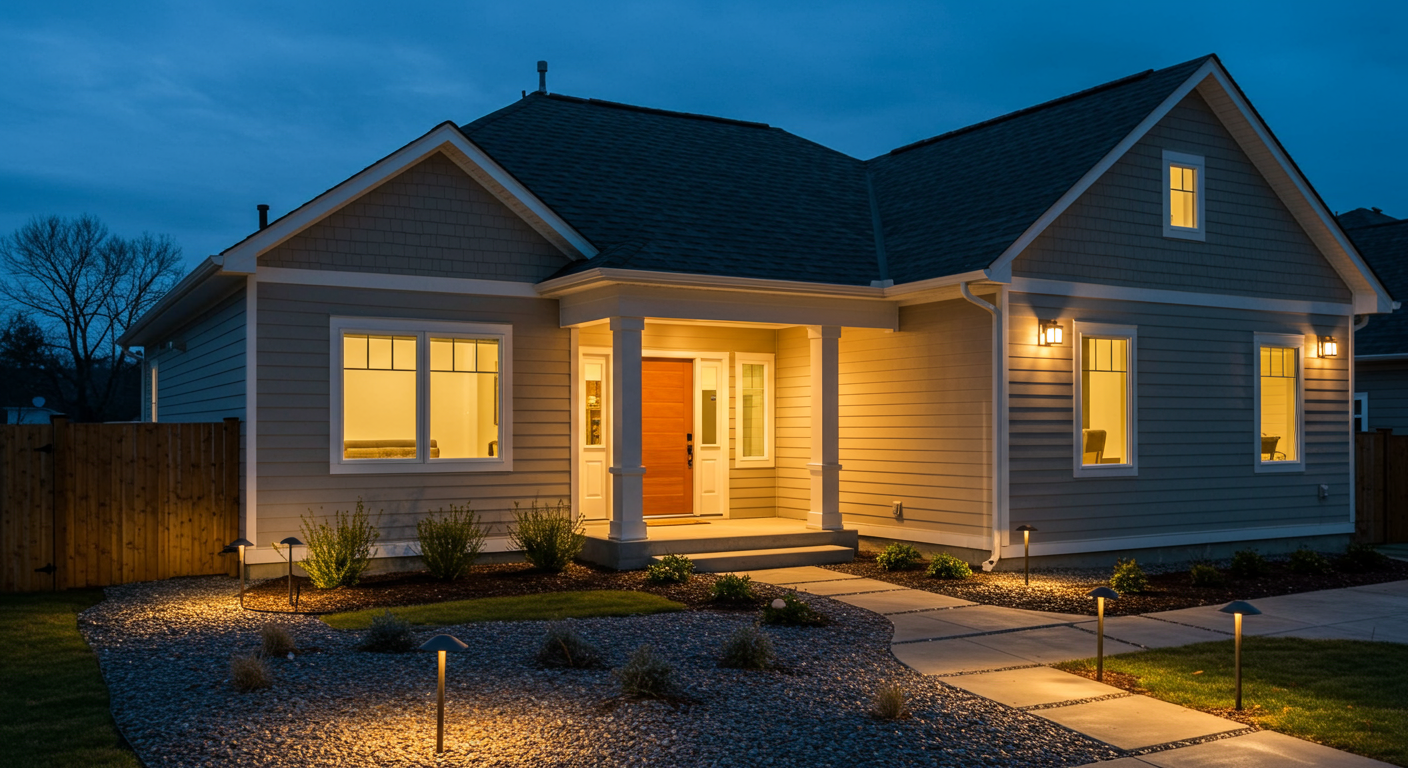 An outdoor light fixture