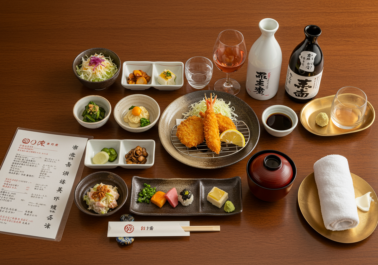 This upscale katsu tasting menu redefines Japanese fried pork cutlets with panko-crusted creations and umami-rich dashi accompaniments, delivering an elevated dining experience.