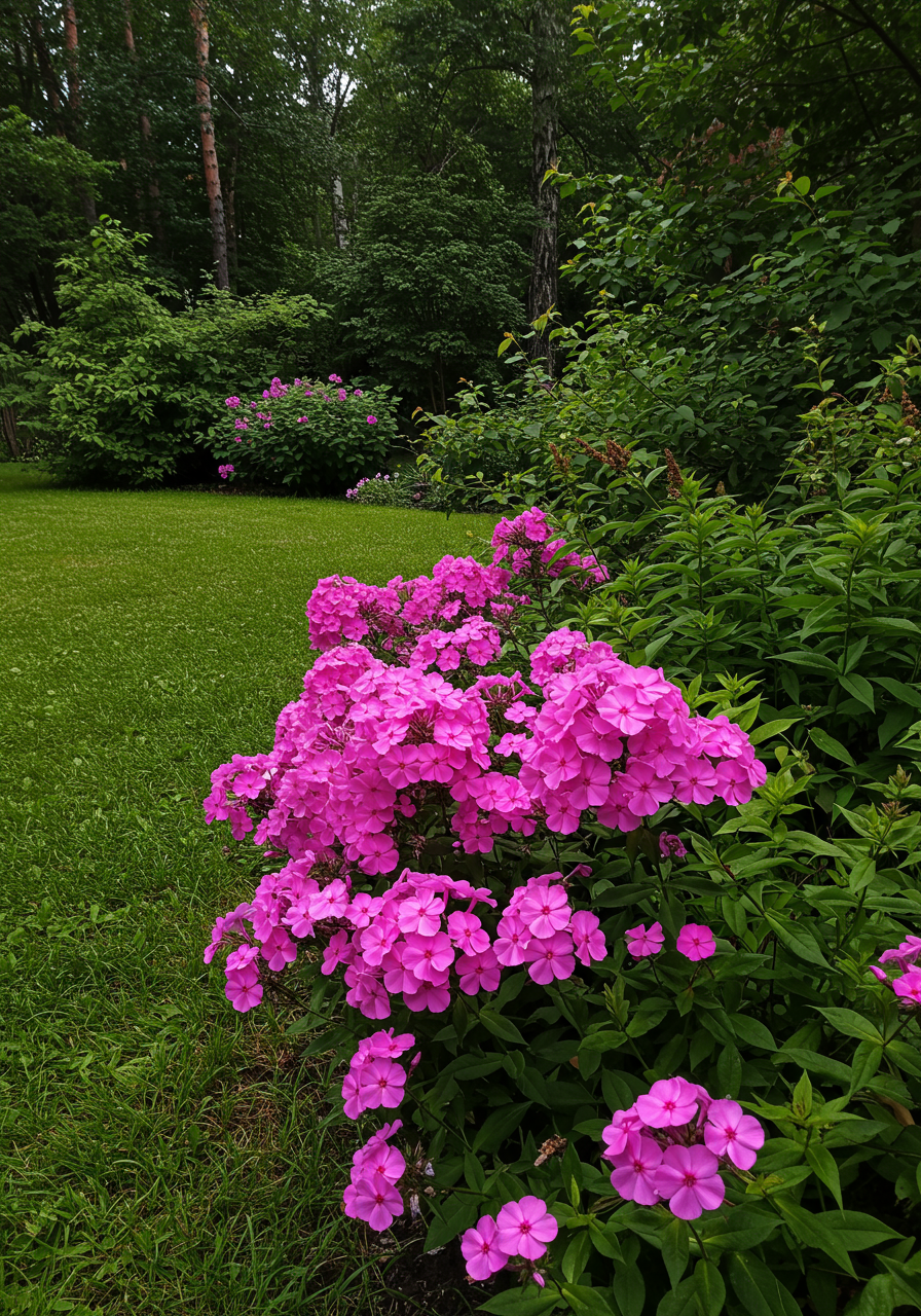 moss phlox creeping perennial groundcover with pink blossoms