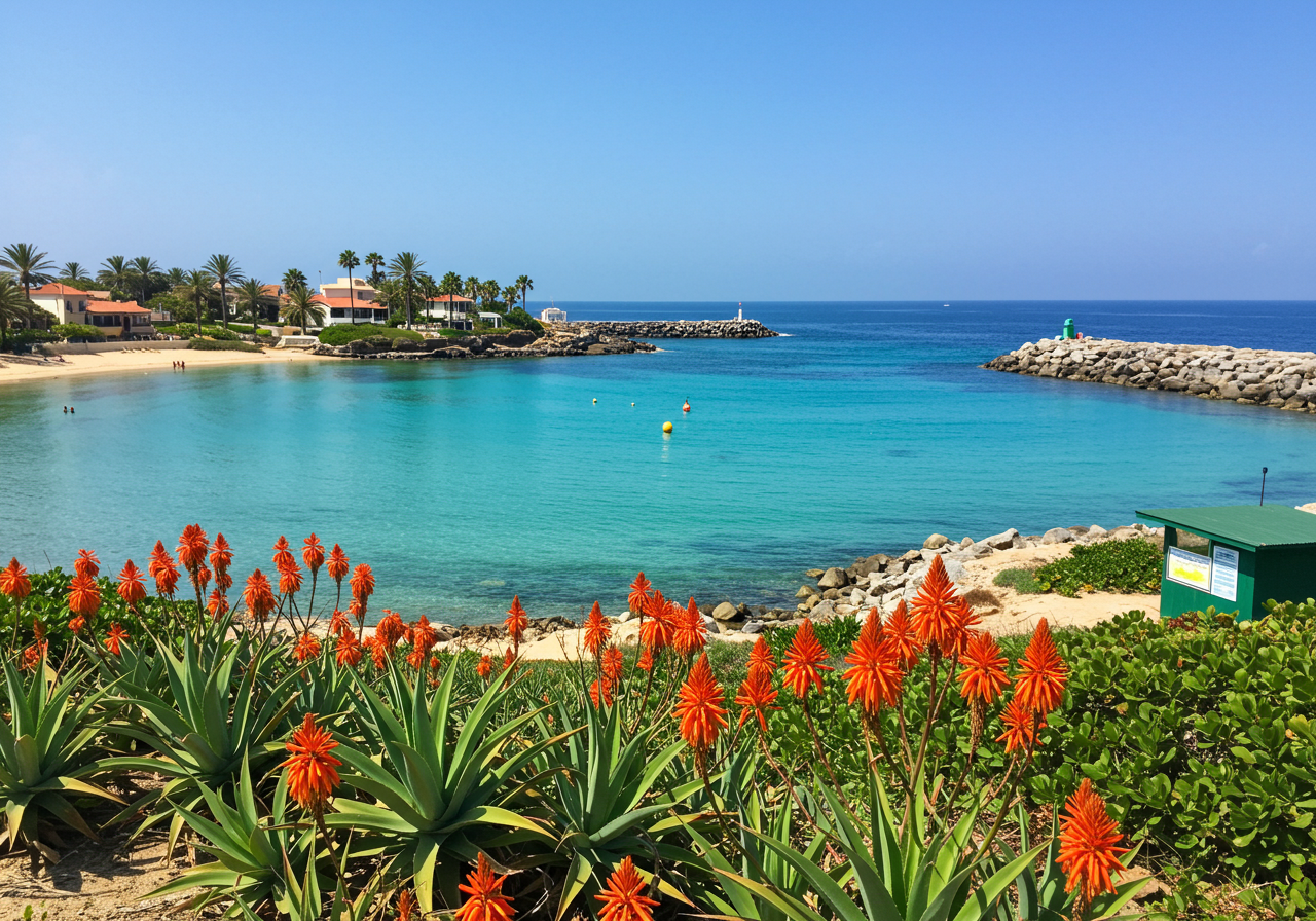 Tide pools and rocky shore at Little Corona Beach, Corona Del Mar