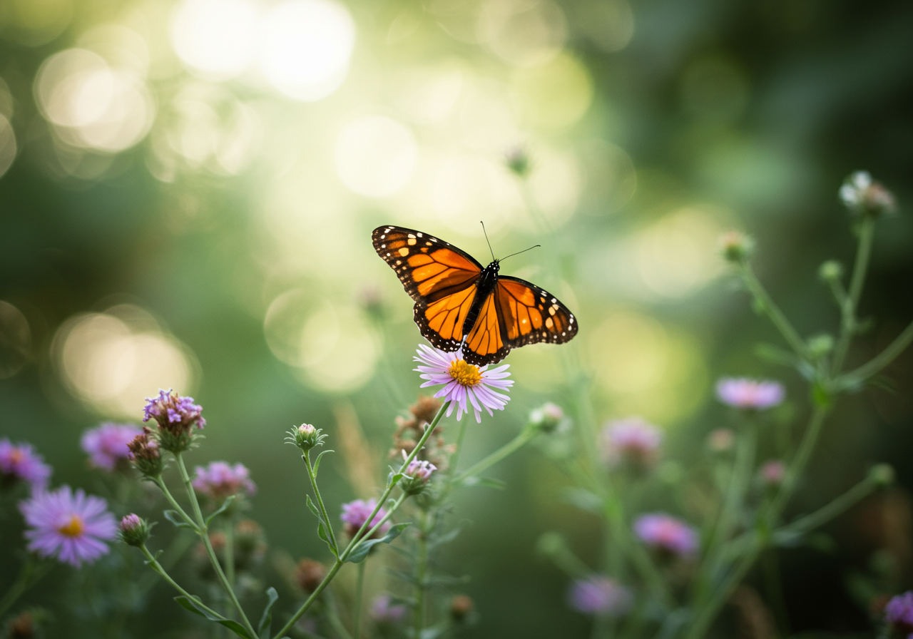 Picture of a monarch butterfly
