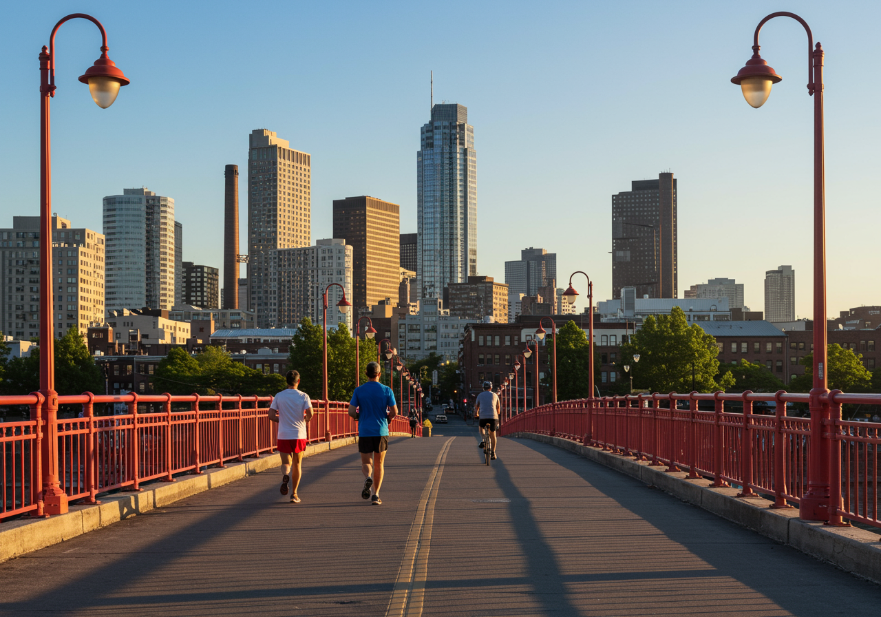 Minneapolis jogging street