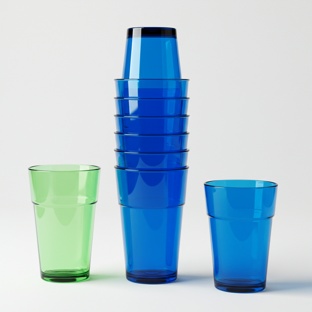 our place selena gomez stackable glasses in azul