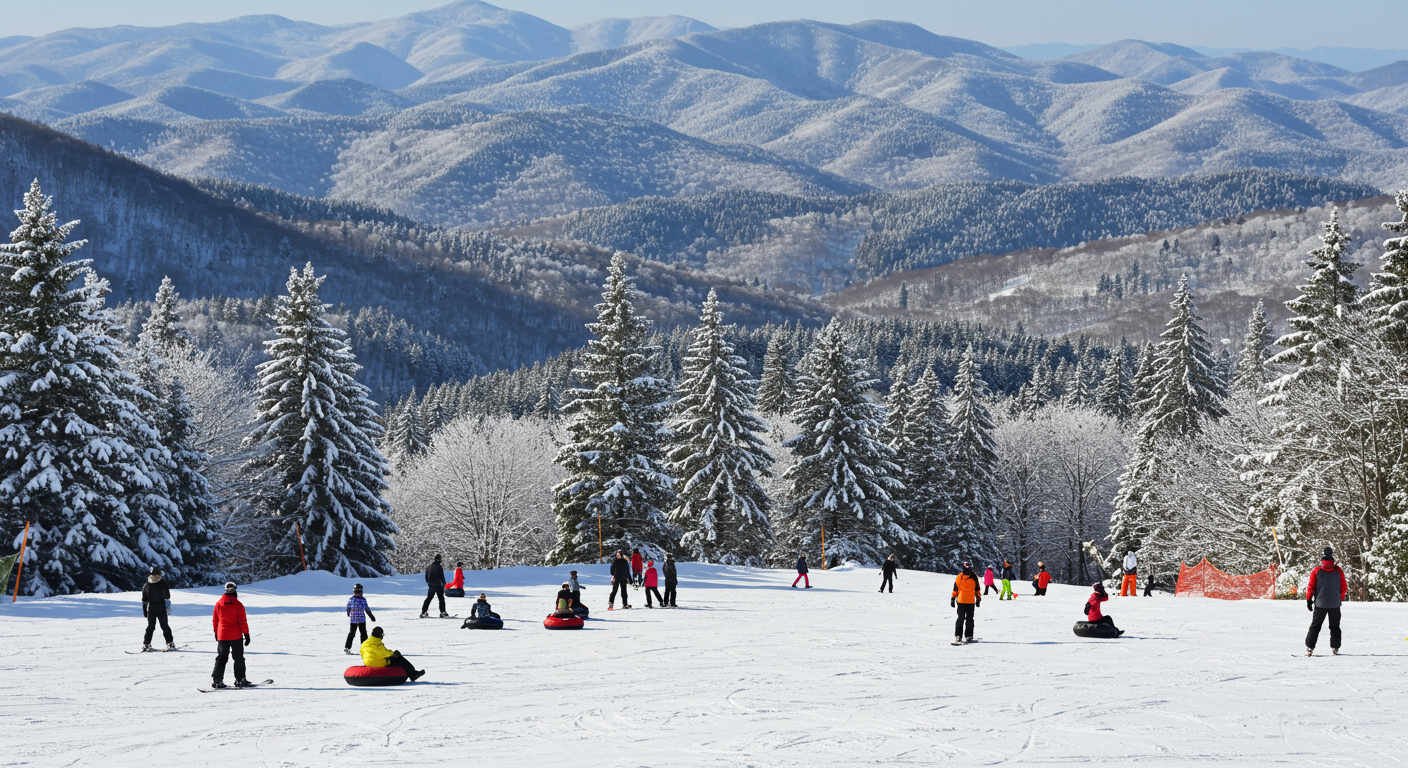 Winter Fun in the Mountains of North Carolina