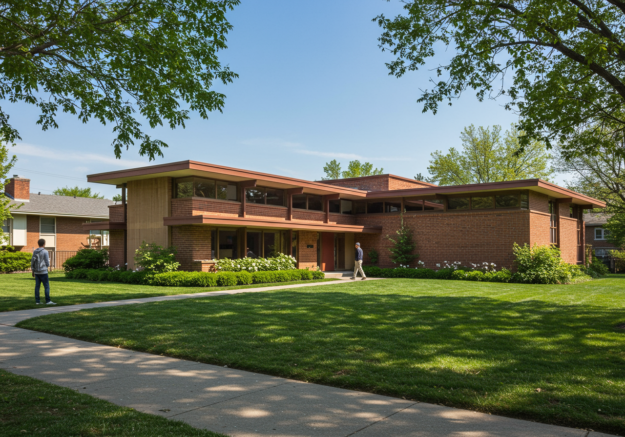Get acquainted with Frank Lloyd Wright’s architecture at the Robie House