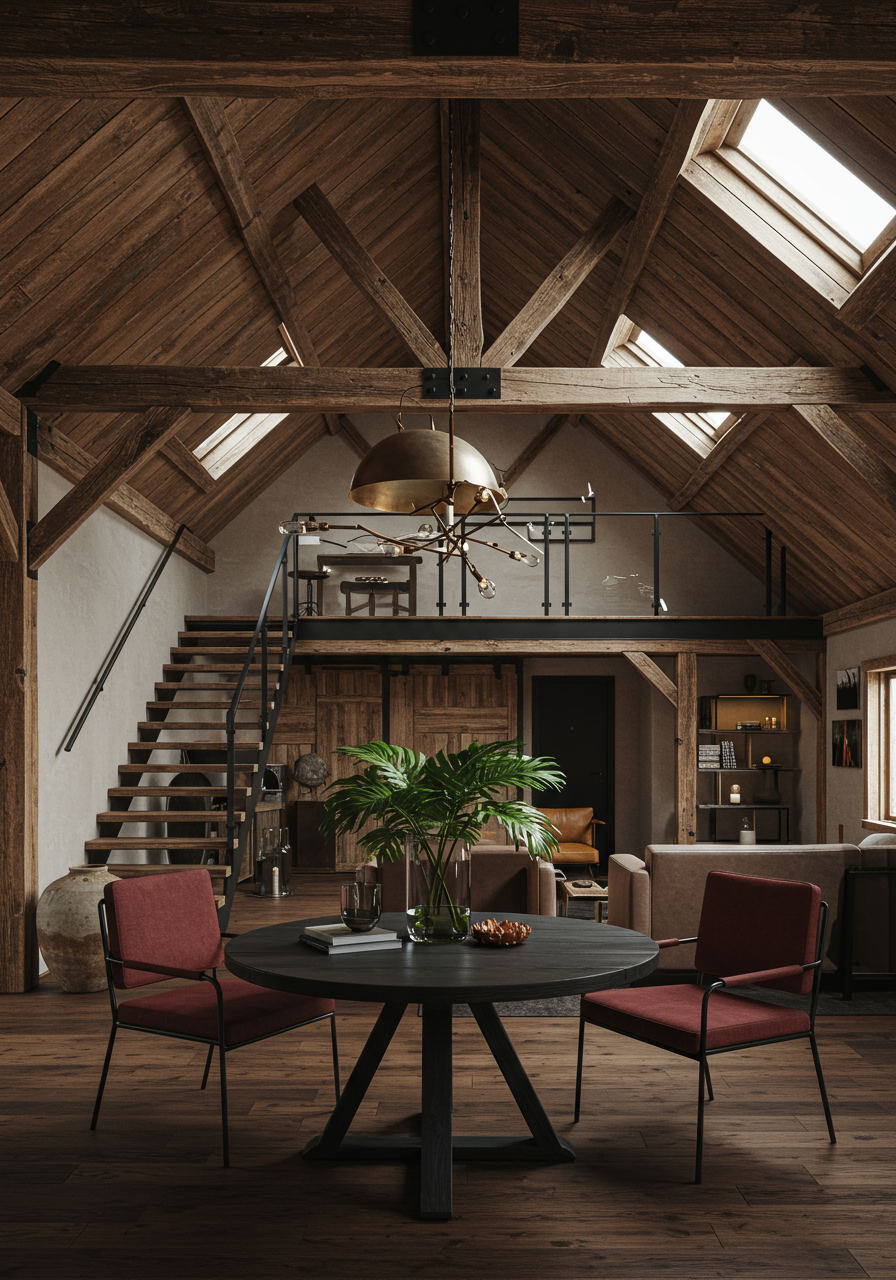 Image may contain Indoors Interior Design Chair Furniture Desk Table Architecture Building House and Housing