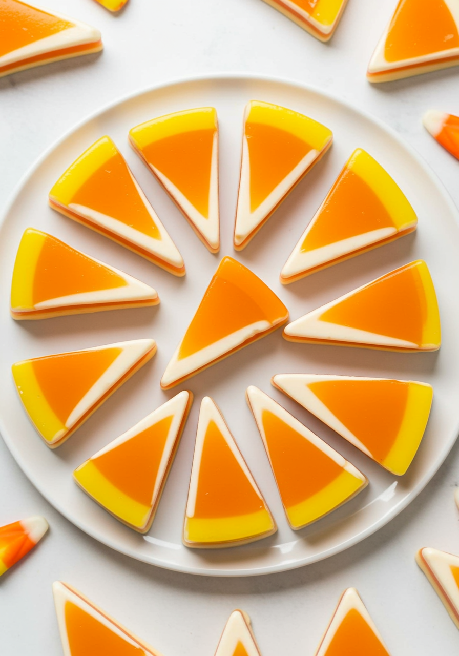 candy corn jello shots