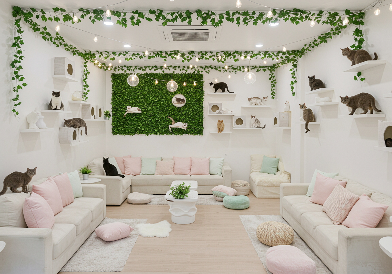 Fun shops and restaurants