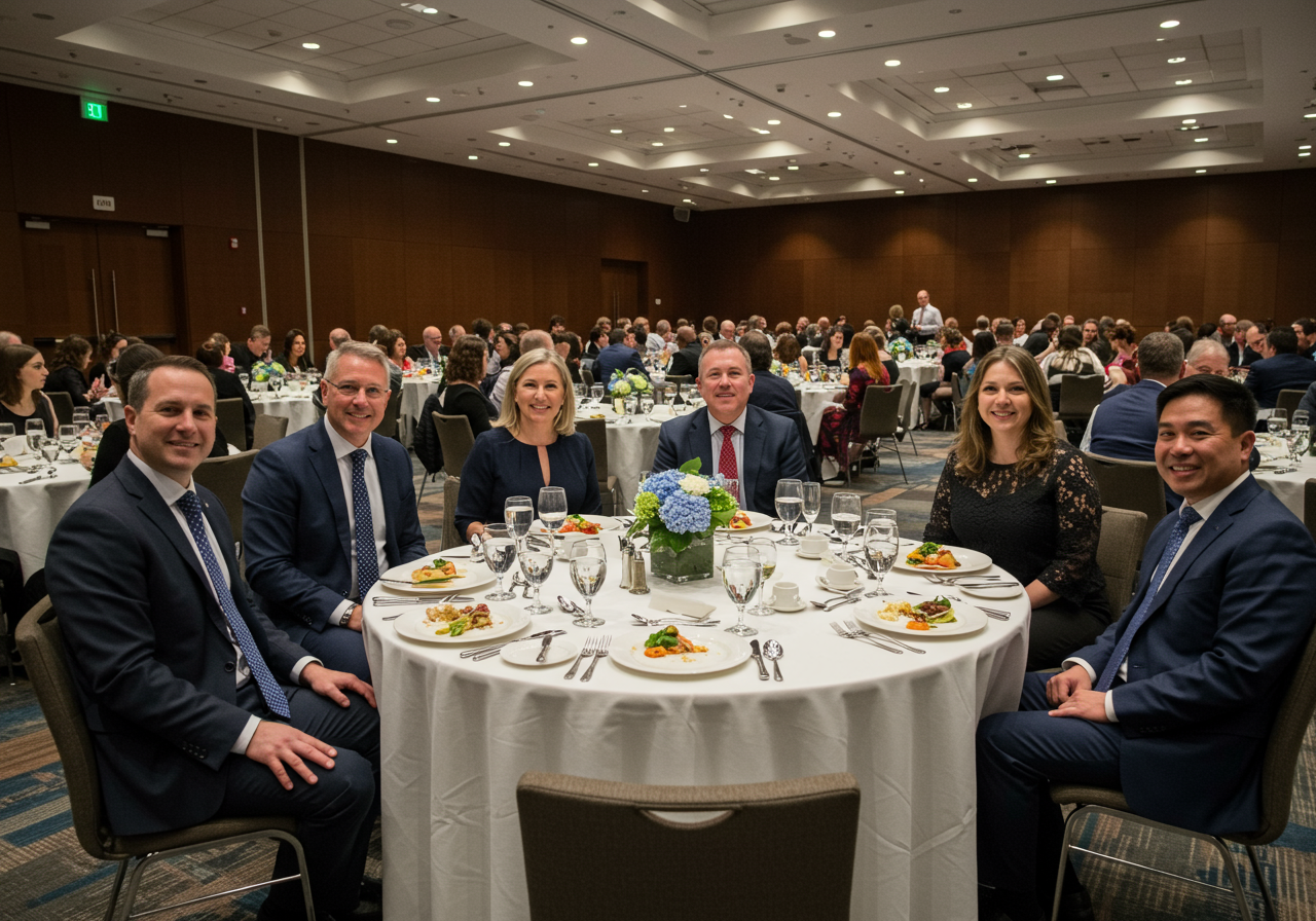 Nick Schossow, Belinda Schossow, Molly Petrelli, Michael Petrelli, Ben Schossow, Kelly Schossow at the Denver Dream on 3 Gala