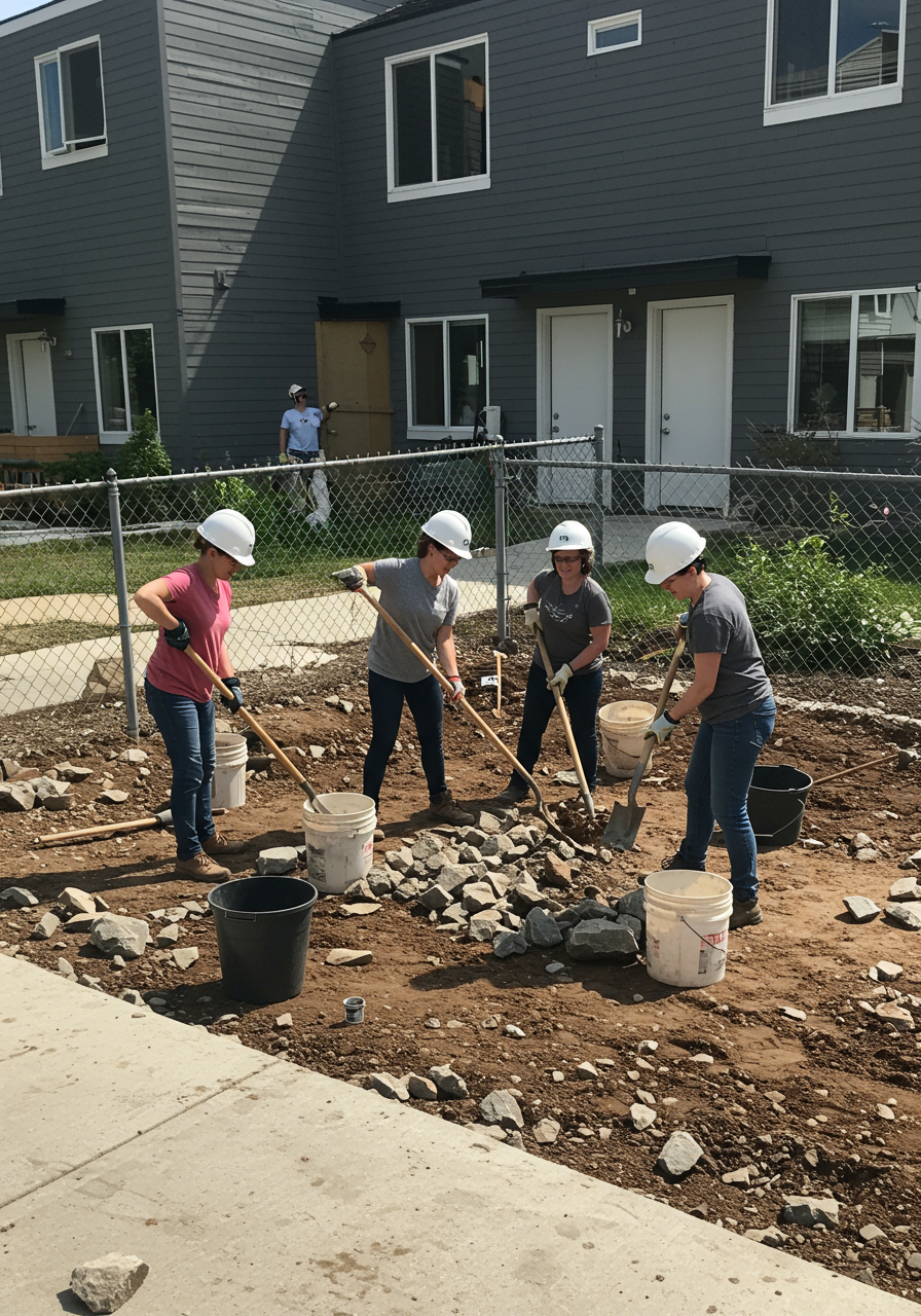 Northrop Group and Giveback Homes Denver Build Day 2022