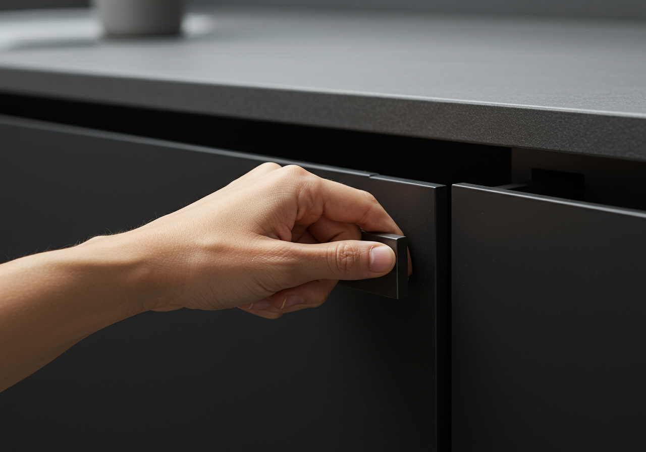 Peek in the closets and cabinets