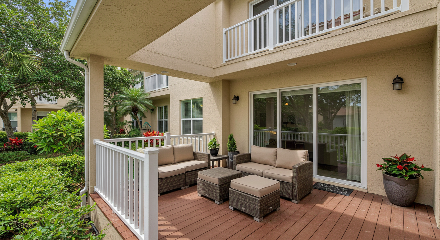 Unique feature greet you immediately as you walk on the property. Oversized deck.