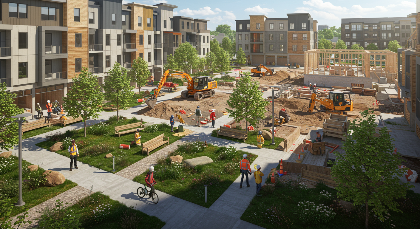 Eastland Yards. Photo: Ashley Mahoney/Axios 