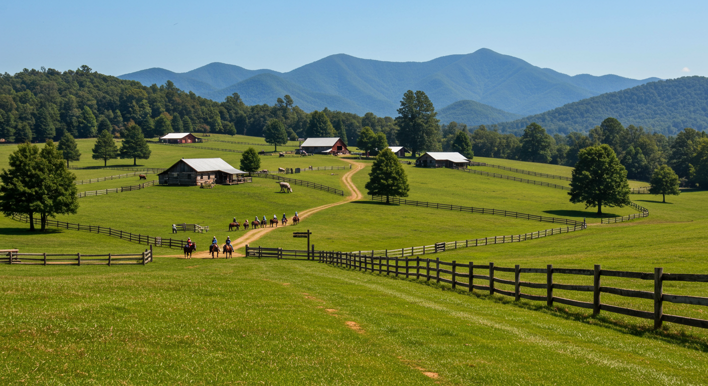 North Carolina’s Best Farm Stays and Dude Ranches