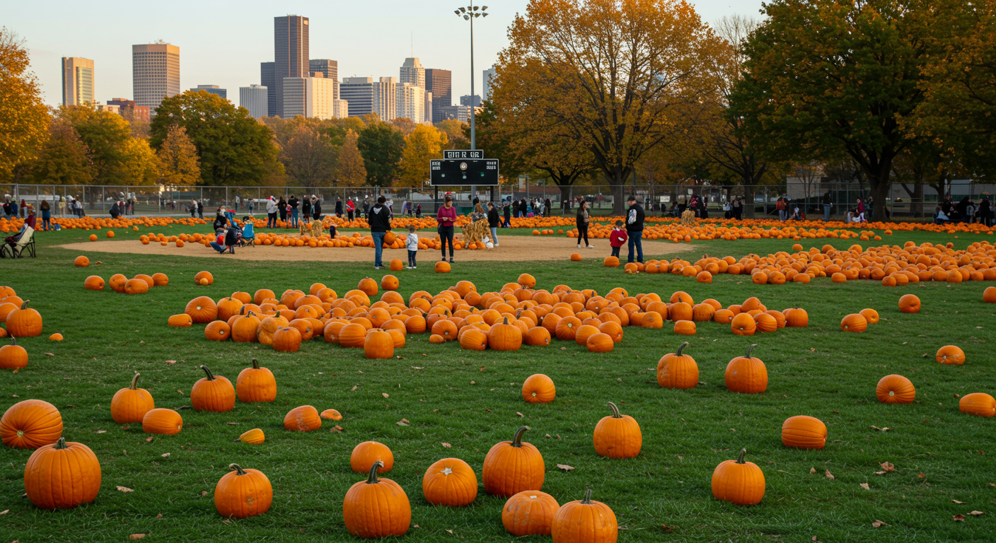truist field pumpkins