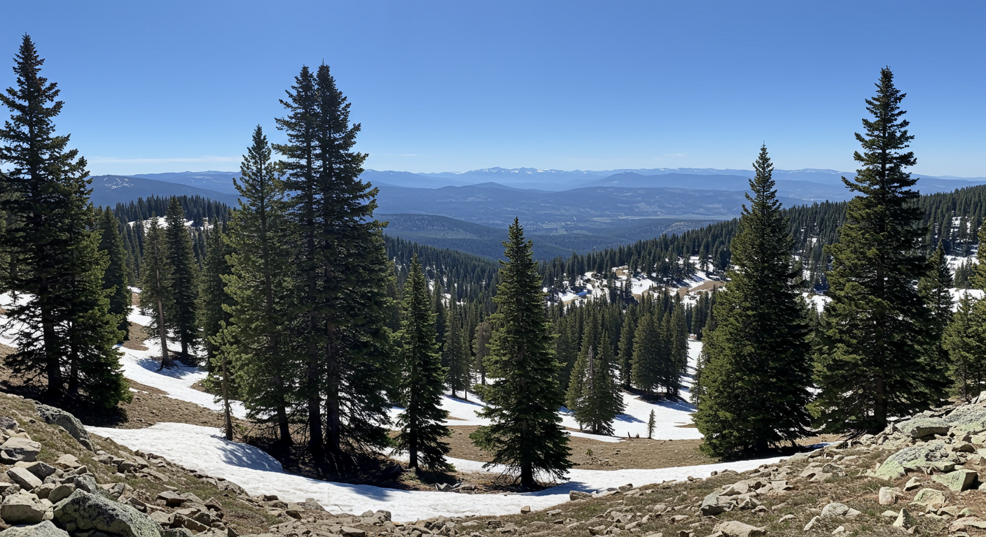 One of the gorgeous views at Lassen Volcanic.