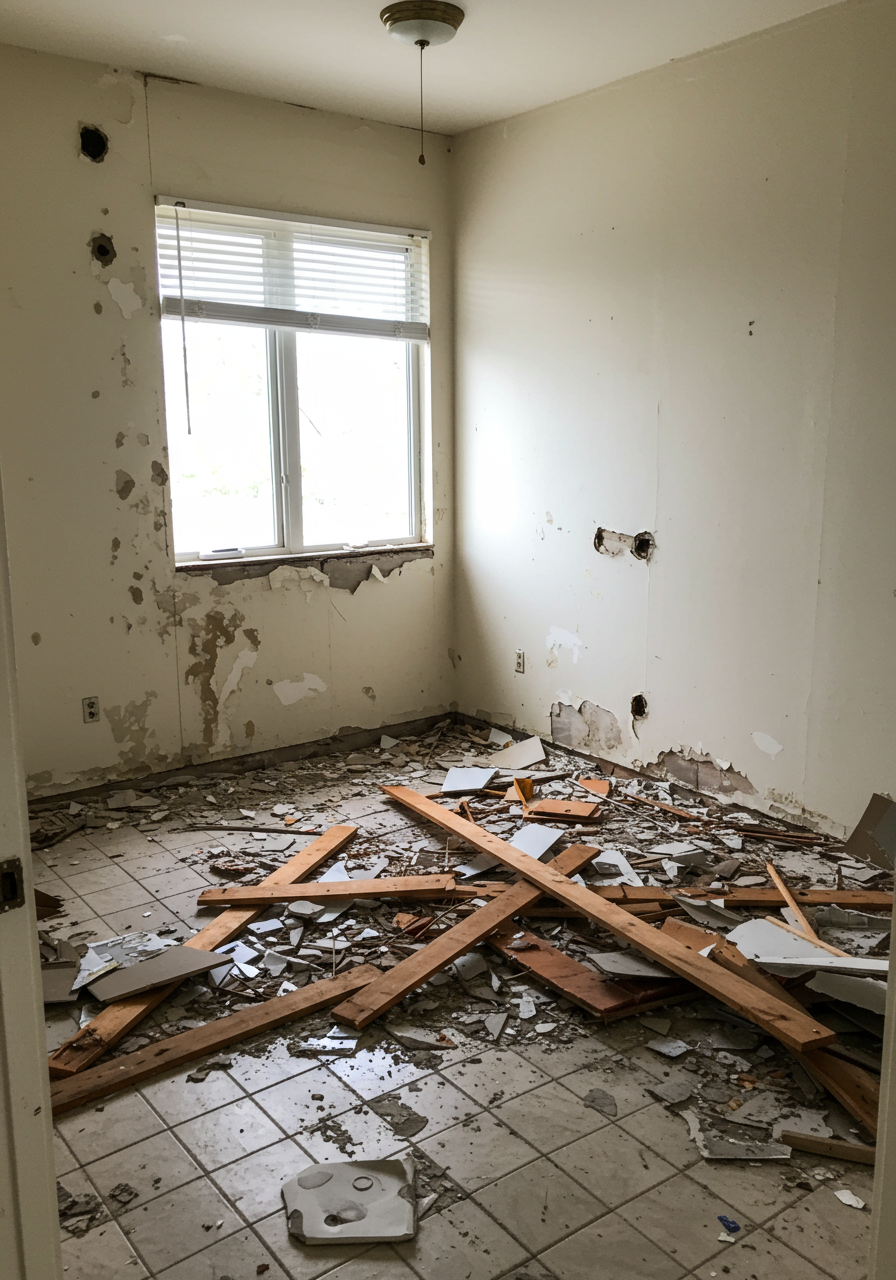 Before and after investment property exterior by Verso Homes