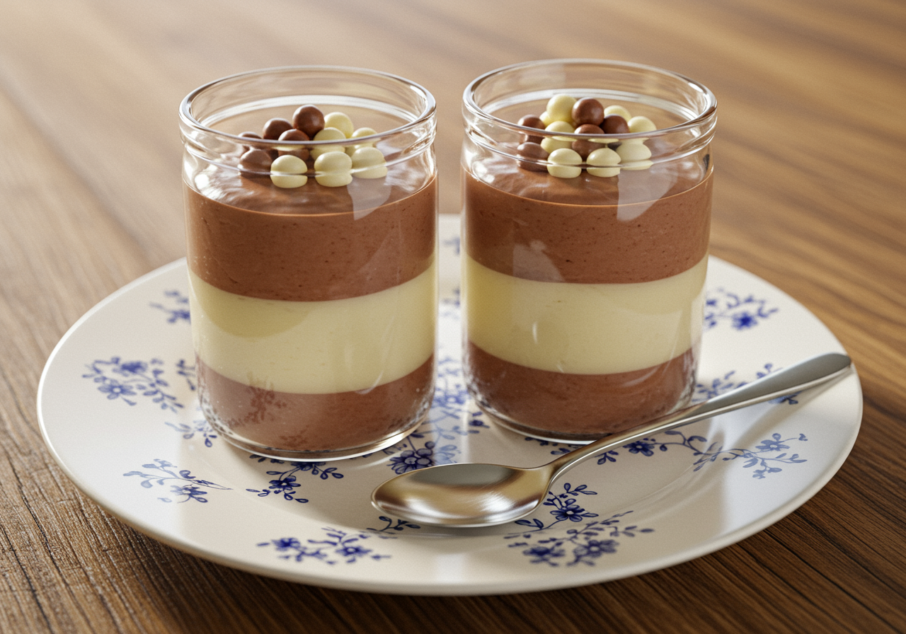 A chocolate pot de creme