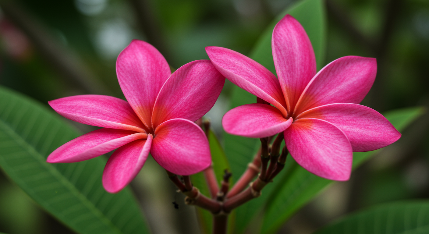fuschia pink flowers