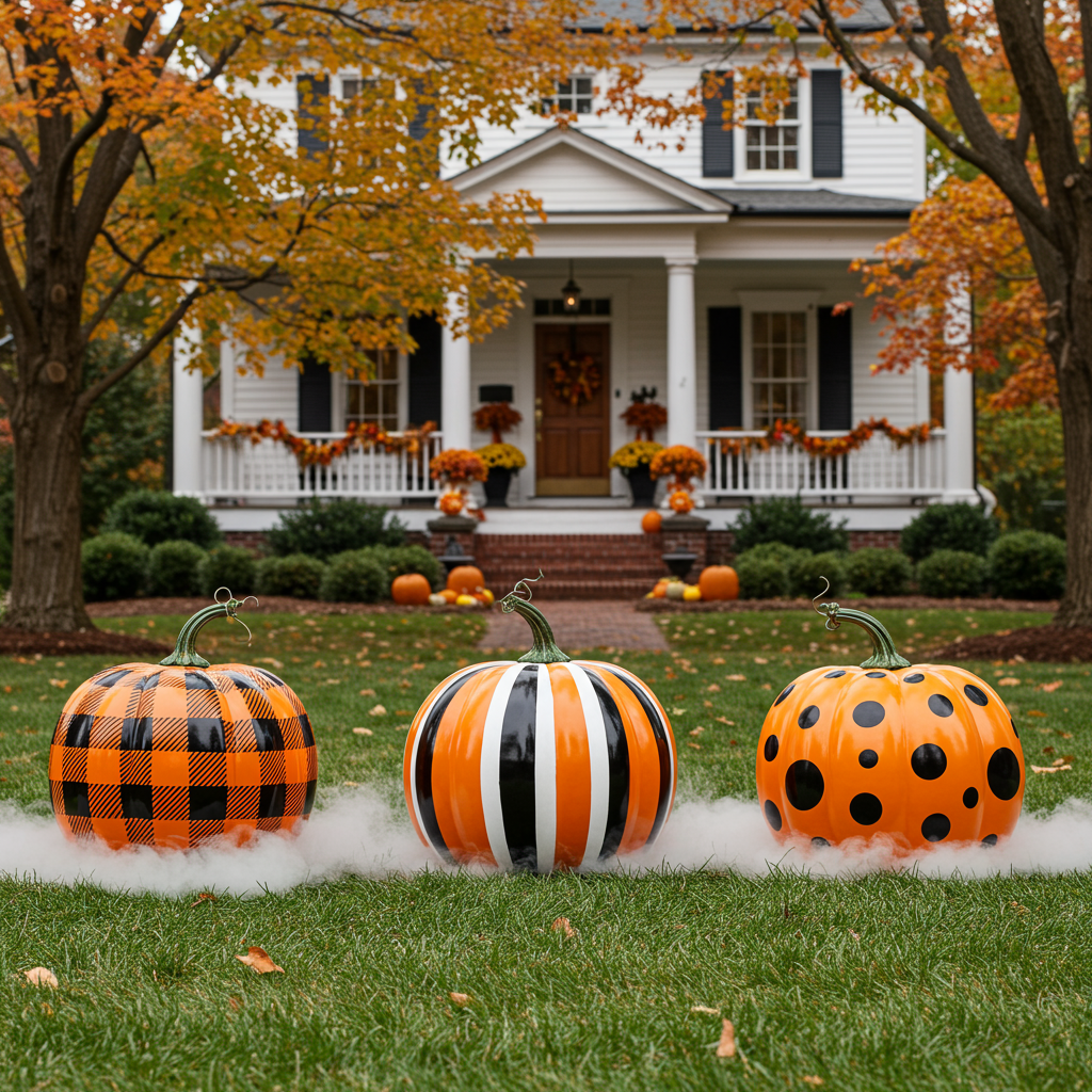 Grandin Road Yard Pumpkin