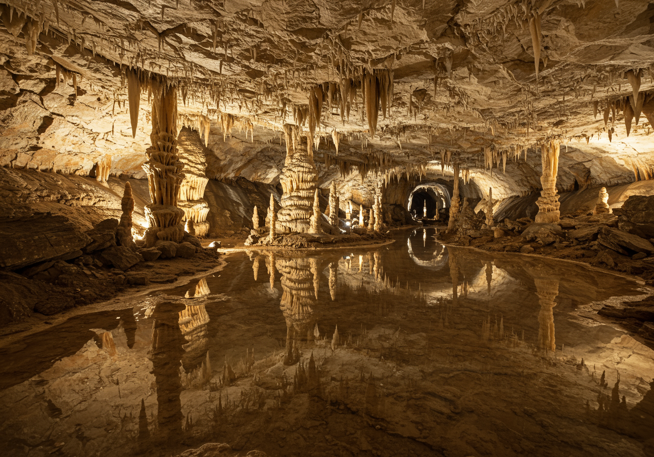 Go spelunking inside Cave of the Mounds