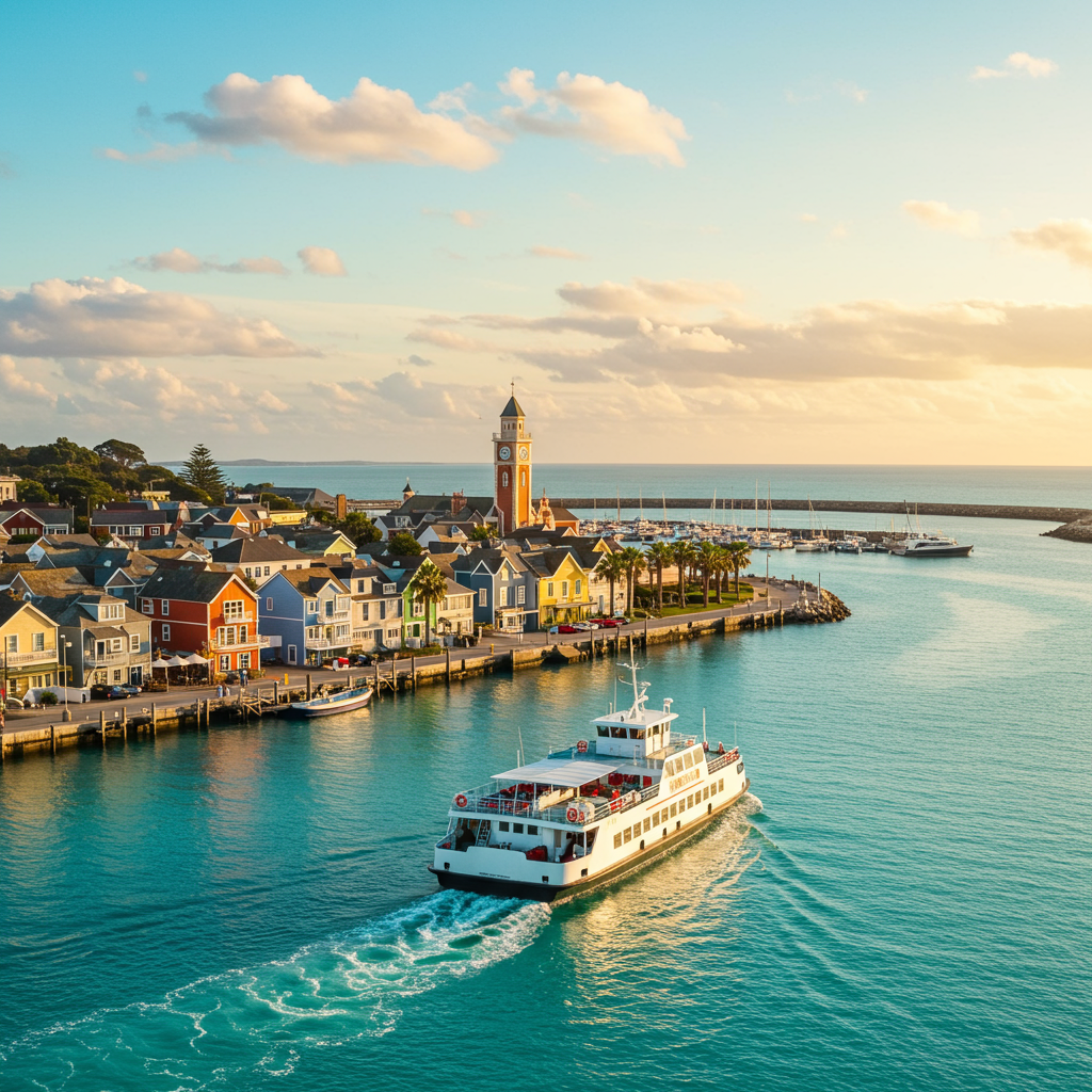 Streetscape of Balboa Island