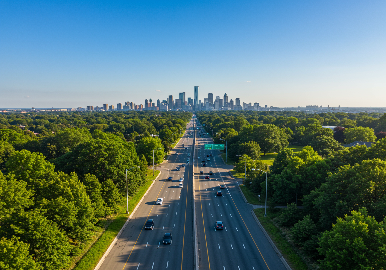 aerial view of Balboa Park
