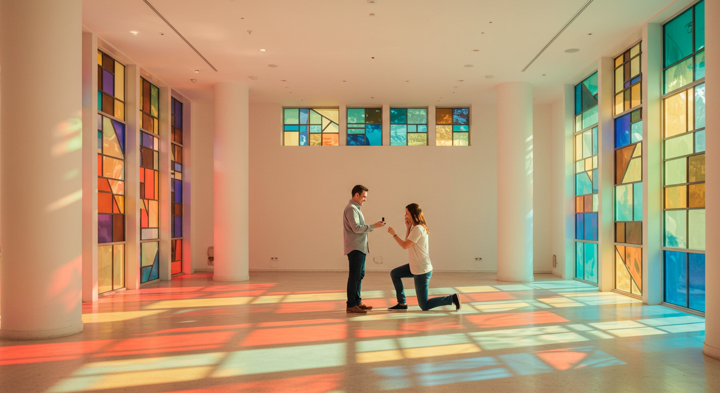 Proposing inside Ellsworth Kelly's 