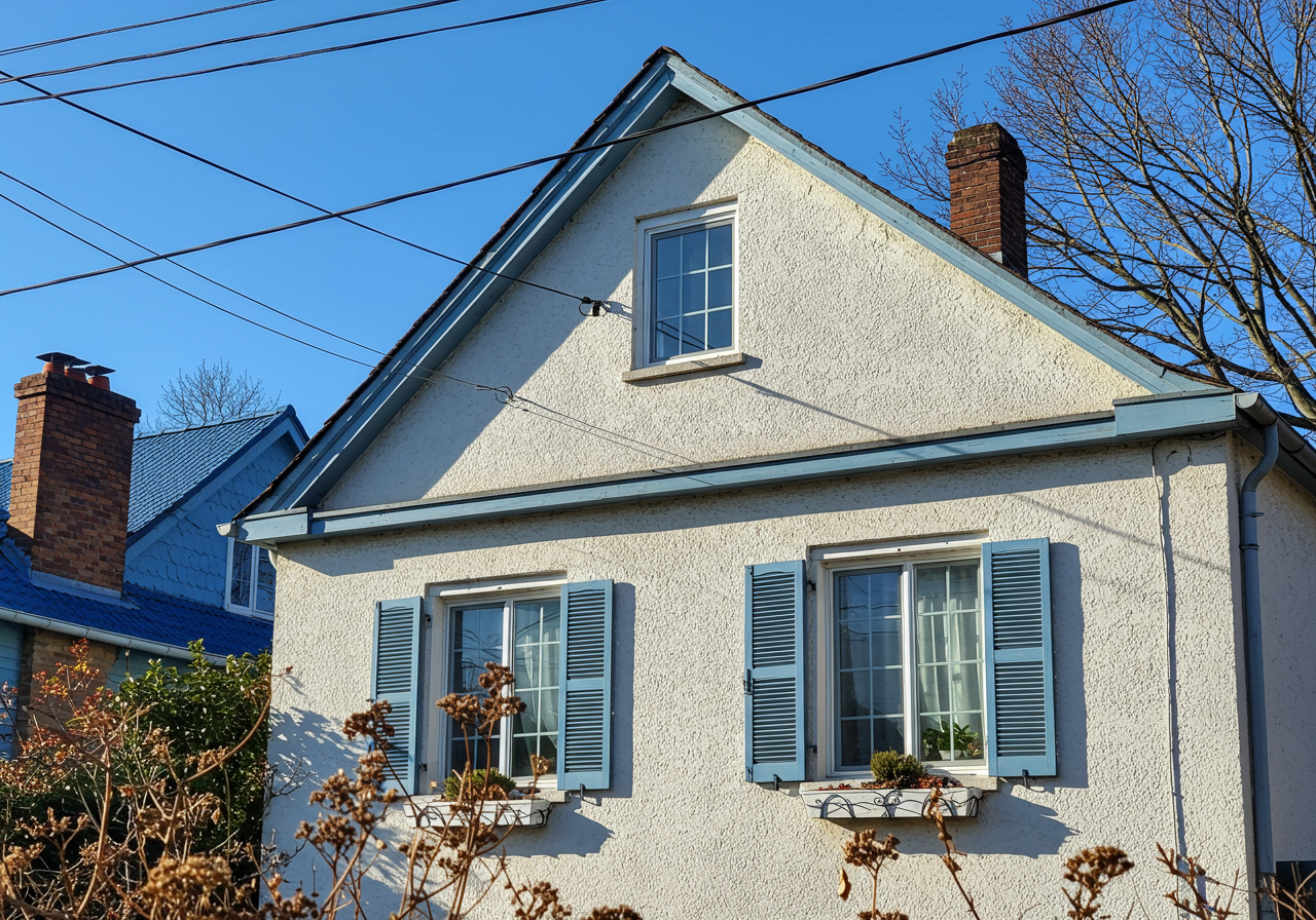 Sample of one of the old Folk Victorian style houses found in American University Park.
